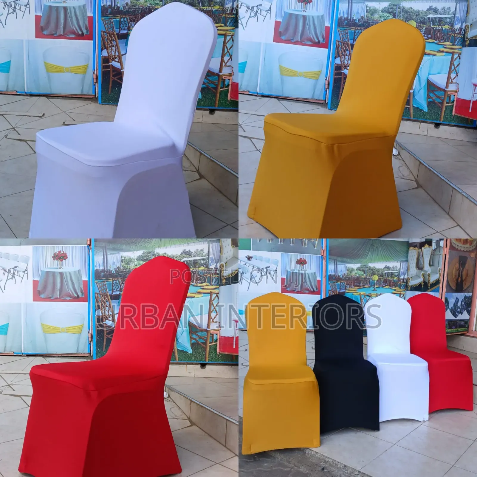Chair Covers Chair Covers Mixed Colours