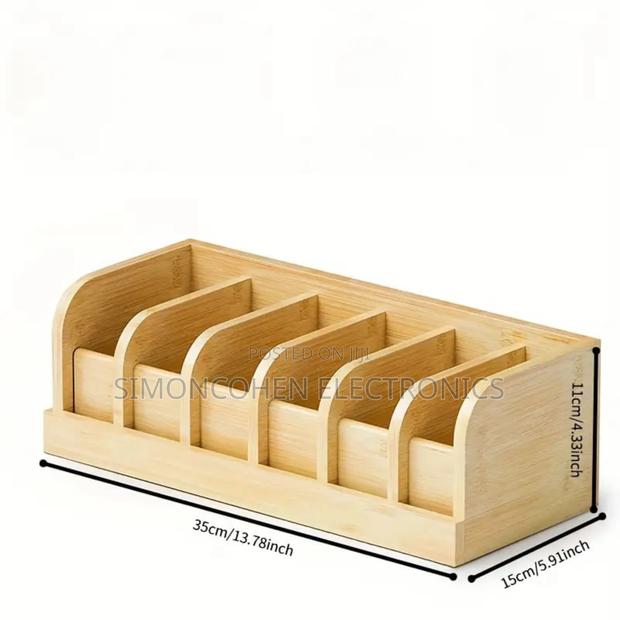 Premium Bamboo Belt Organizer - thumbnail 4