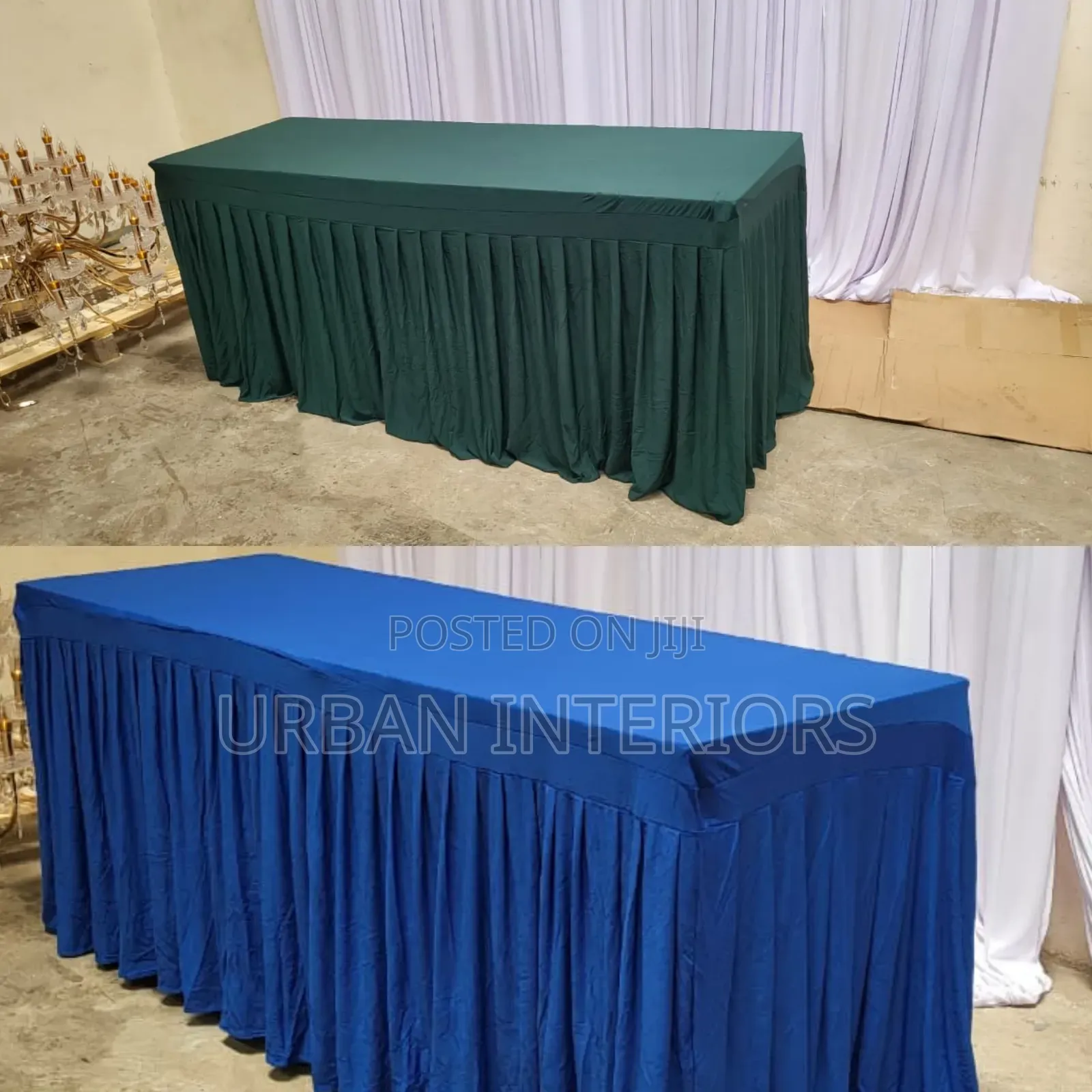 Blue Green Table Covers Blue Green Table Covers With Skirtings