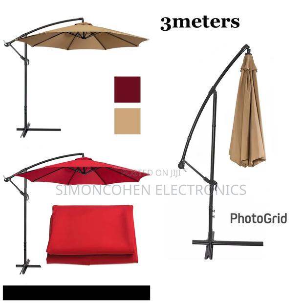 3m Parasol Garden Umbrella - thumbnail 5