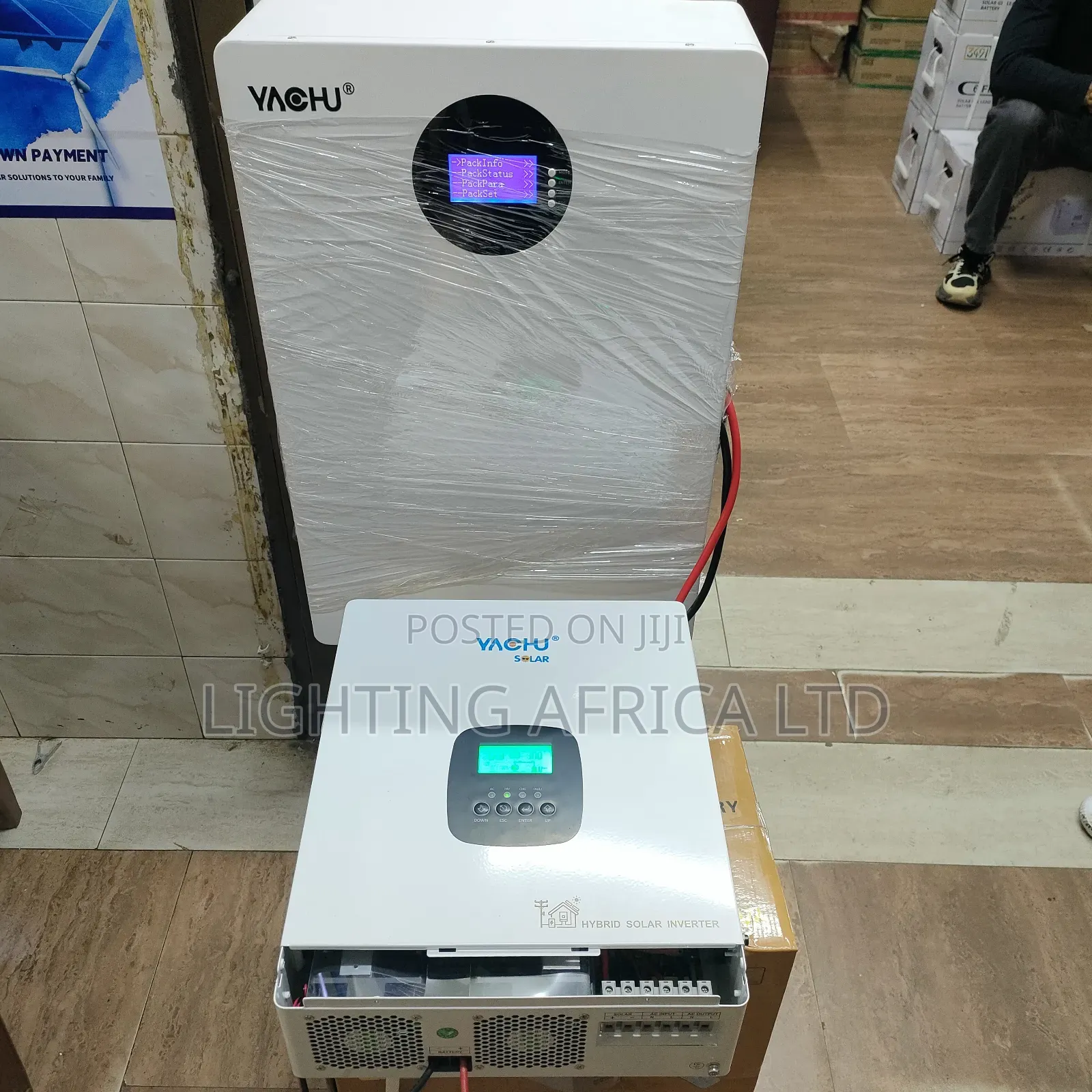 6.2kw - 5.12kwh (100ah)Backup System Hybrid Inverter Lithium Battery