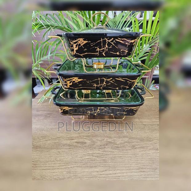 Ceramic Cheffing/Serving Dishes ,3 PCS Per Set - main view