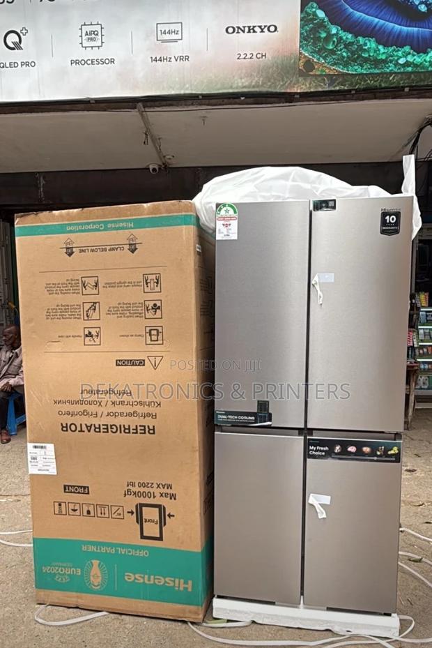 Hisense 470 Liters Four Door Fridge Wifi Embedded