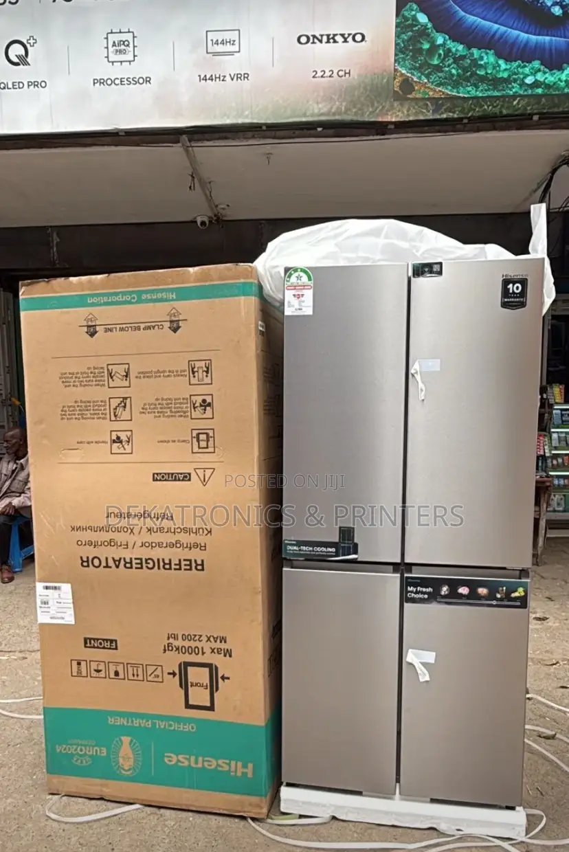 Hisense 470 Liters Four Door Fridge Wifi Embedded