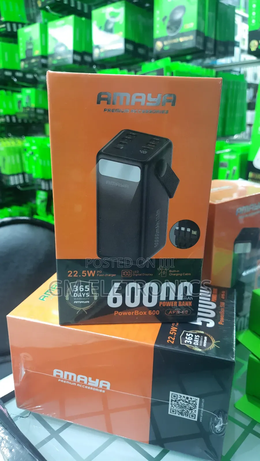 Amaya 60,000mah 22.5w Pd Fast Charging Power Bank
