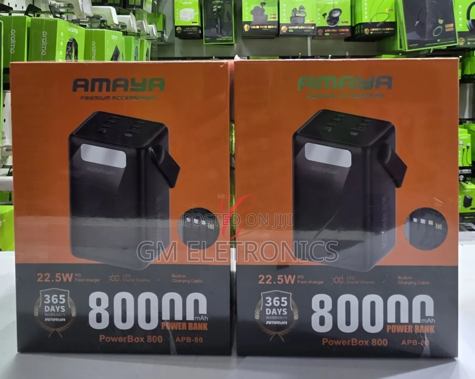80,000mah Power Bank With 22.5w Pd Fast Charging Capabilities.