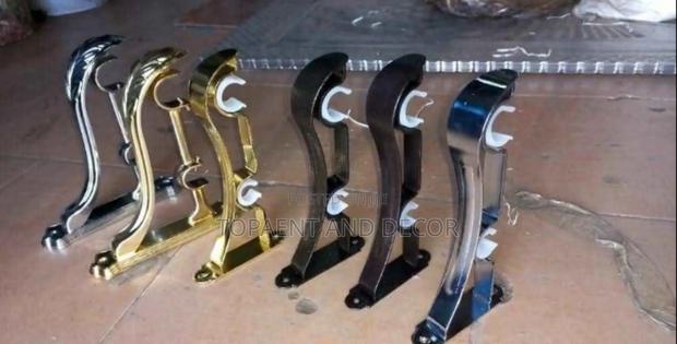 Jua Kali Strong Rod Brackets That Holds Heavy Duty Curtains