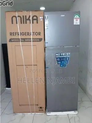Mika 255 L Fridge, 255l, 2 Door Top Mount Freezer, No Frost