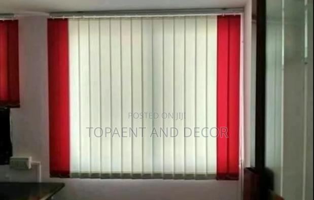 Elegant Panels Vertical Office Window Blinds for Office Decor