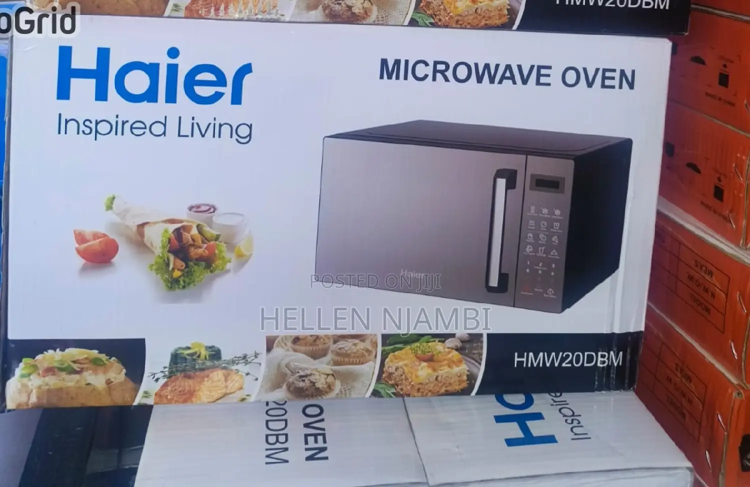 Haier 20l Digital Control Microwave Oven-Silver