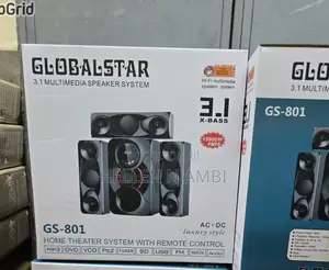 3.1ch Globalstar Home Theater System With Remote Control Woofer Syster