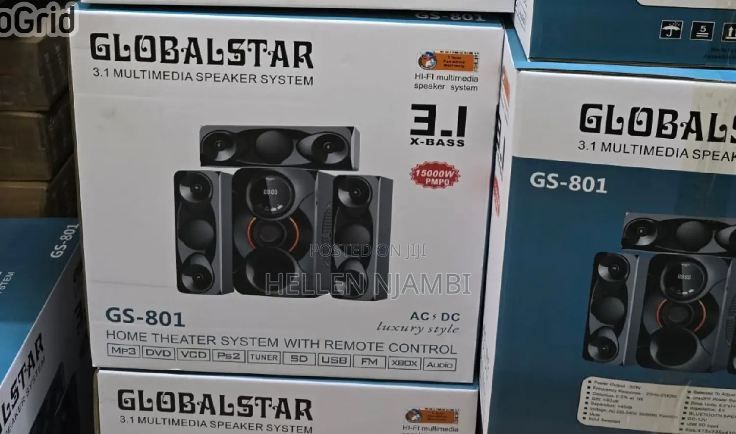 Globalstar 3.1ch Home Theatre System With Remote Control