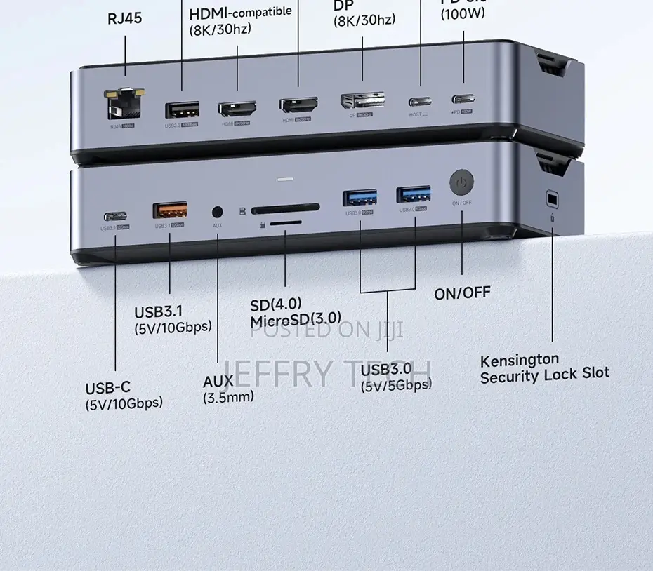 15 in 1 Usb-C Docking Station