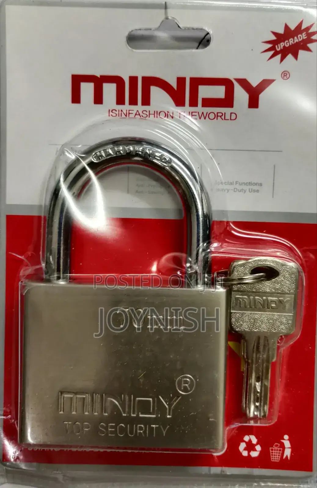 Heavy Duty Mindy Padlock 70mm