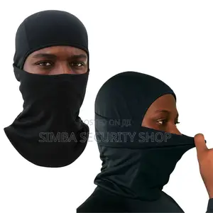 Black Ski Mask Balaclava Tactical Pullover Summer Light Head Cap Sport