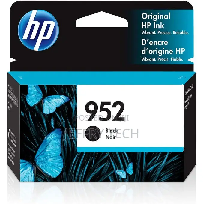 Hp 952 Black Original Ink Cartridge +Fre
