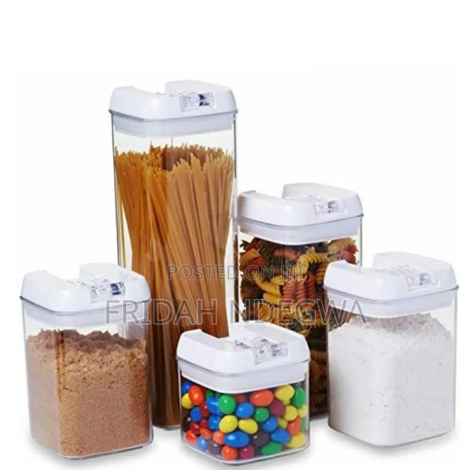 5pcs Airtight Food Storage Containers