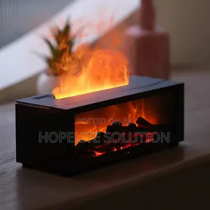 Fireplace With Led Light and Remote