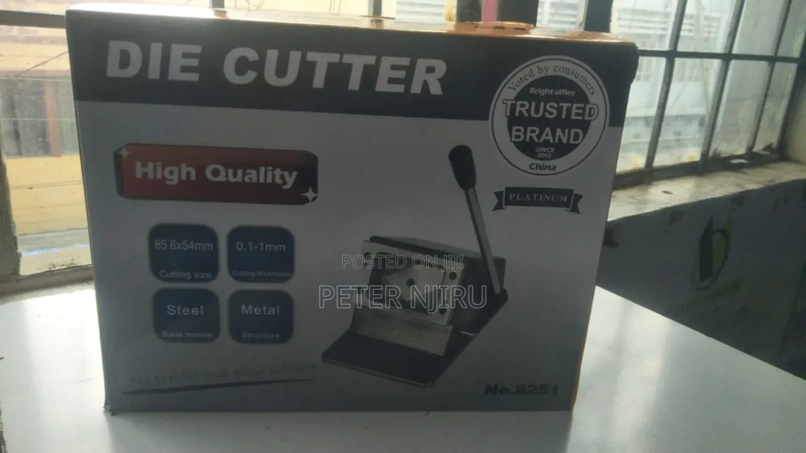 Bright Office PVC Id Card Die Cutter