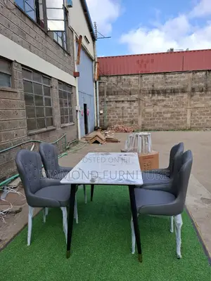 Home Furniture; Luxe Marble Dining Set – Complete Dining Solution