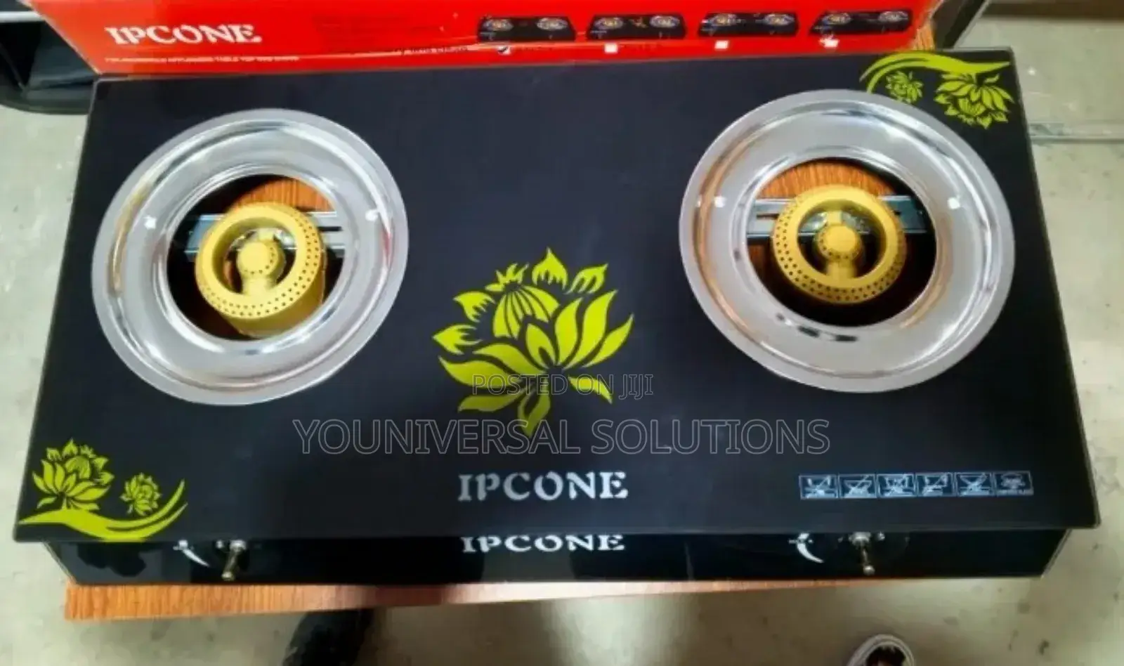 Ipcone Glass 2 Burner Cooker