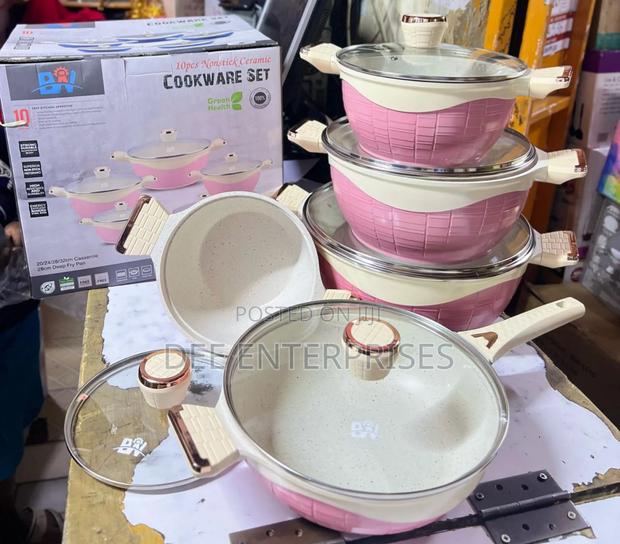 10 Pcs Bw Healthy Ceramic Cookware - thumbnail 2