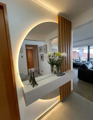 Console Vanity Mirror Set
