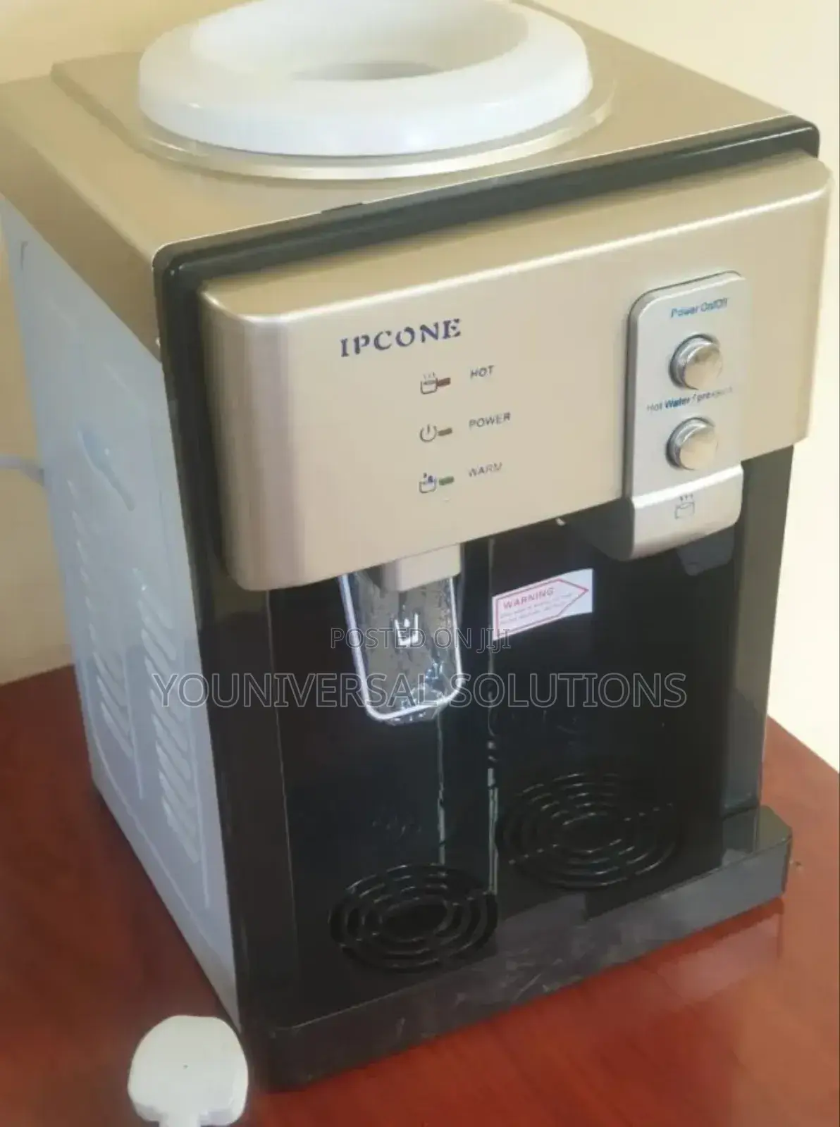 Silver Ipcone Table Top Water Dispenser
