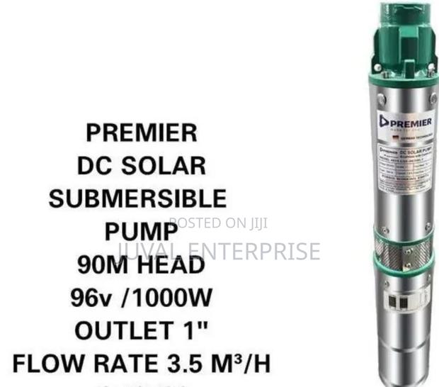Solar Submersible Pump Premier 90m 96v 1000watts - main view