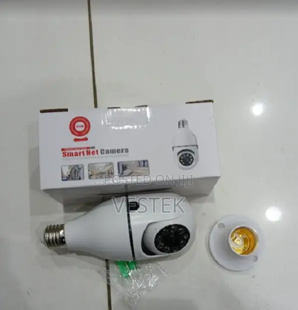 Quality V380 Pro CCTV Bulb Single Lens Rotating Camera 1080p 2mp
