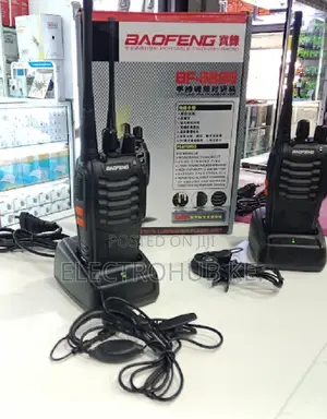 Baofeng Bf-888s 3km Range Walkie Talkies (2 Pieces)