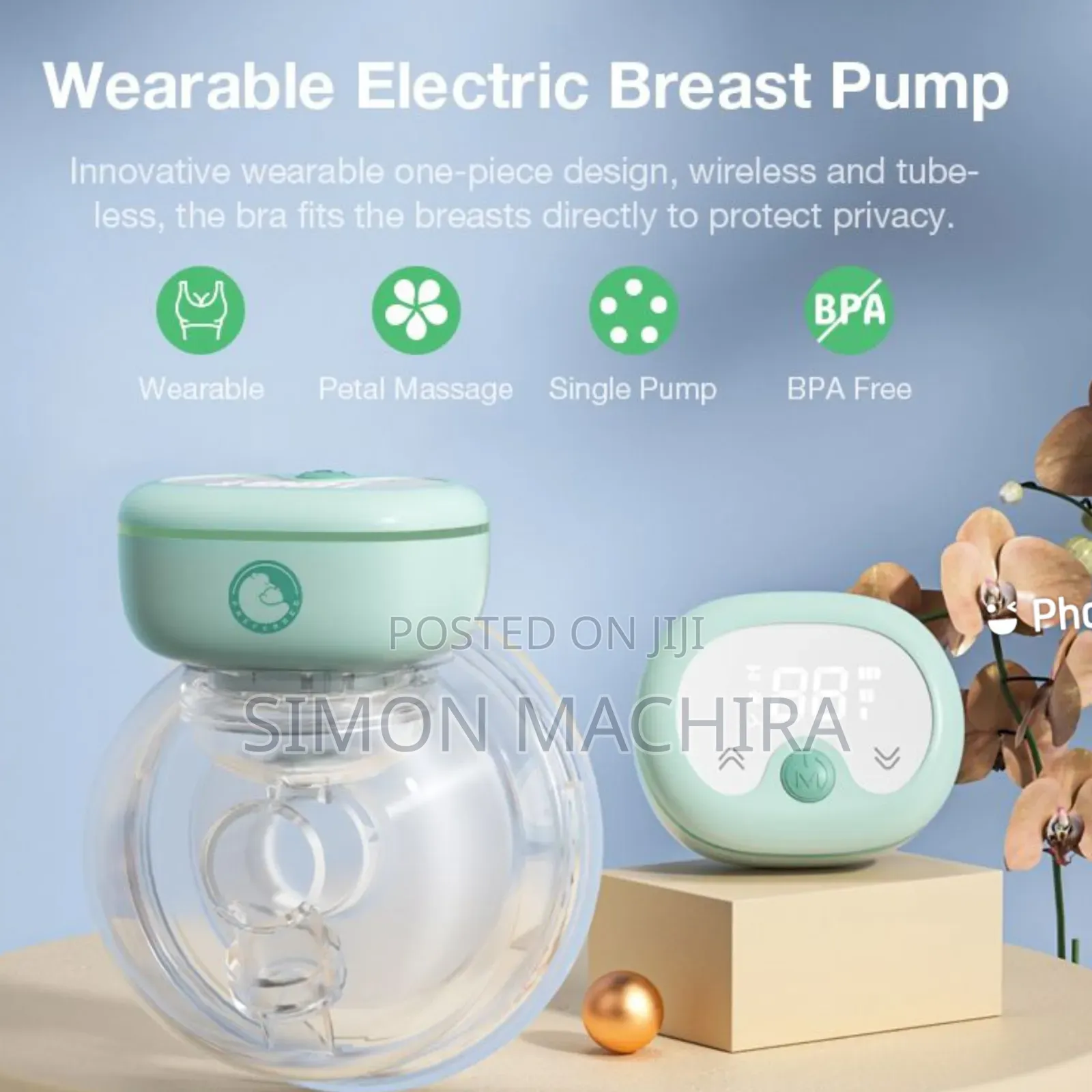Wearable Rechargeable Electric Breast Pump