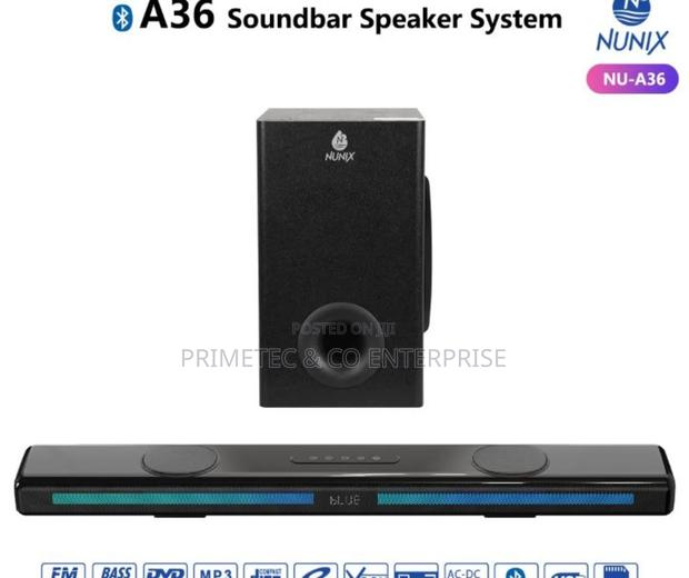 Nunix A36 Soundbar Speaker System - main view