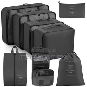 8pcs Luggage Travel Organizers for Suitcase With Toiletry Case - thumbnail 2