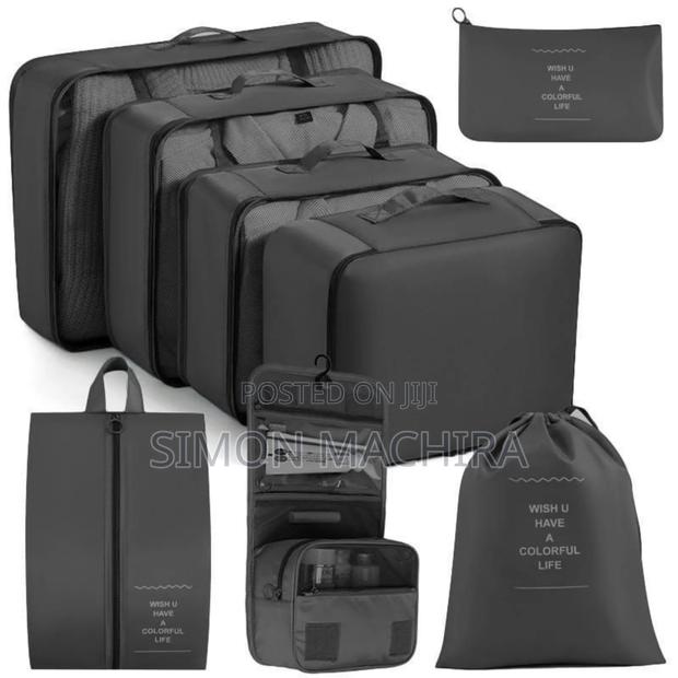 8pcs Luggage Travel Organizers for Suitcase With Toiletry Case - main view