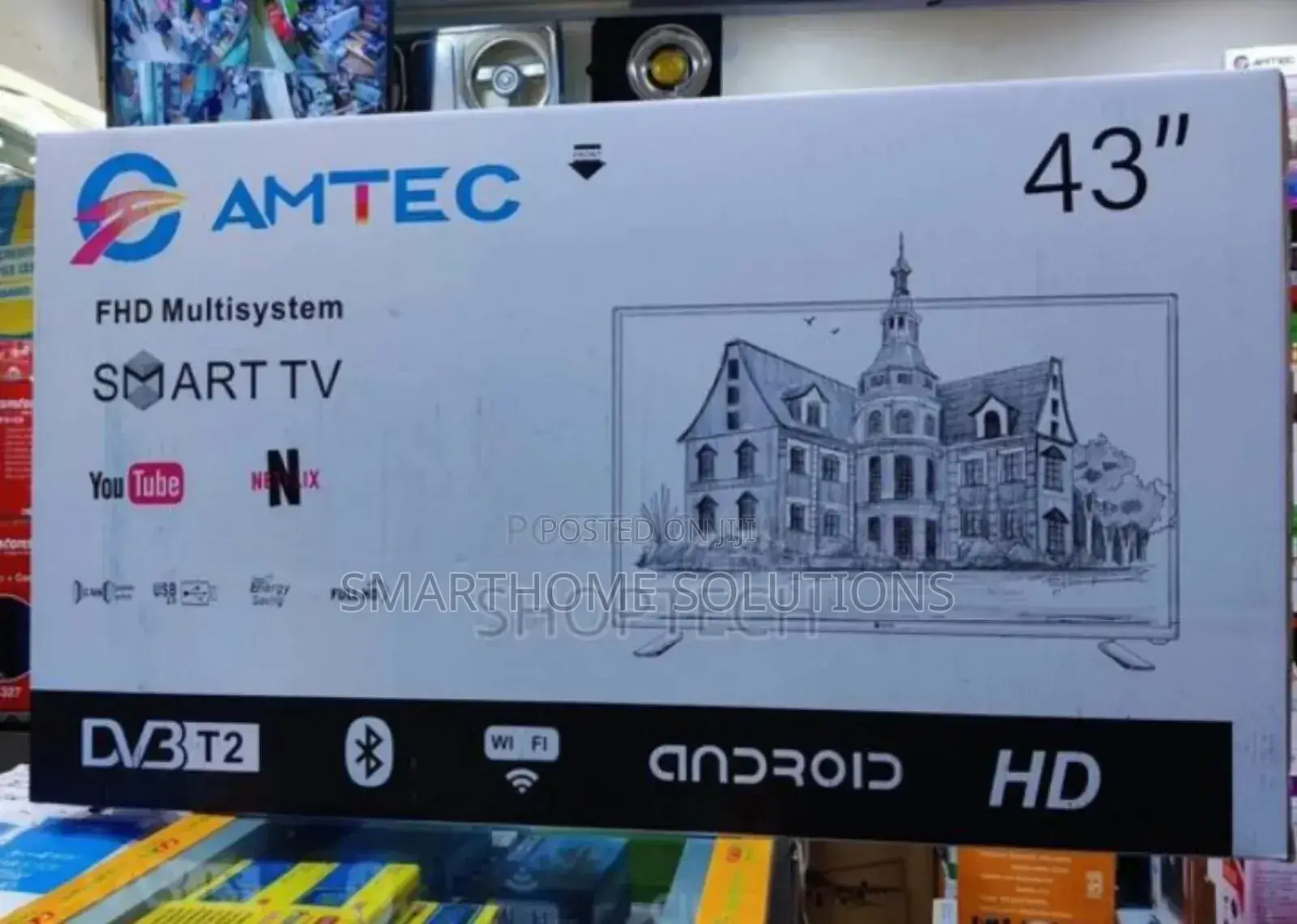 1080plus Res Amtec 43inches Androind Tv