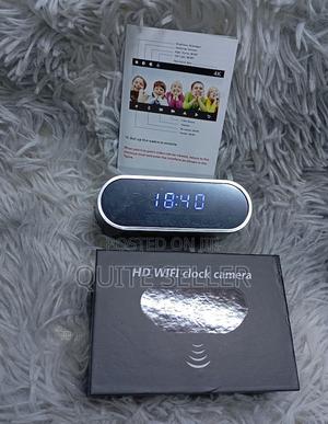 Alarm Clock Camera Wifi Spy Hidden Table Clock Camera 1080p Motion - thumbnail 2