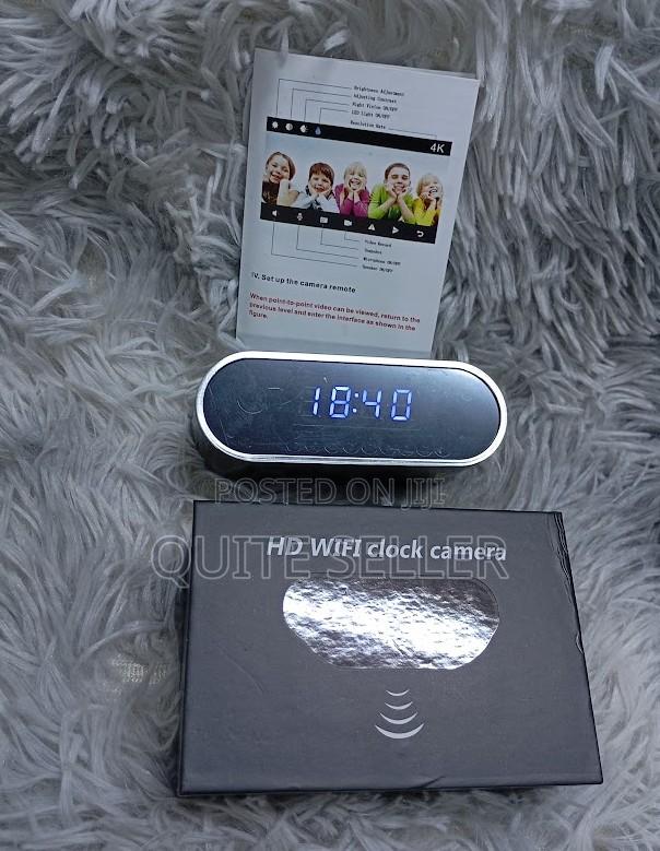 Alarm Clock Camera Wifi Spy Hidden Table Clock Camera 1080p Motion - main view