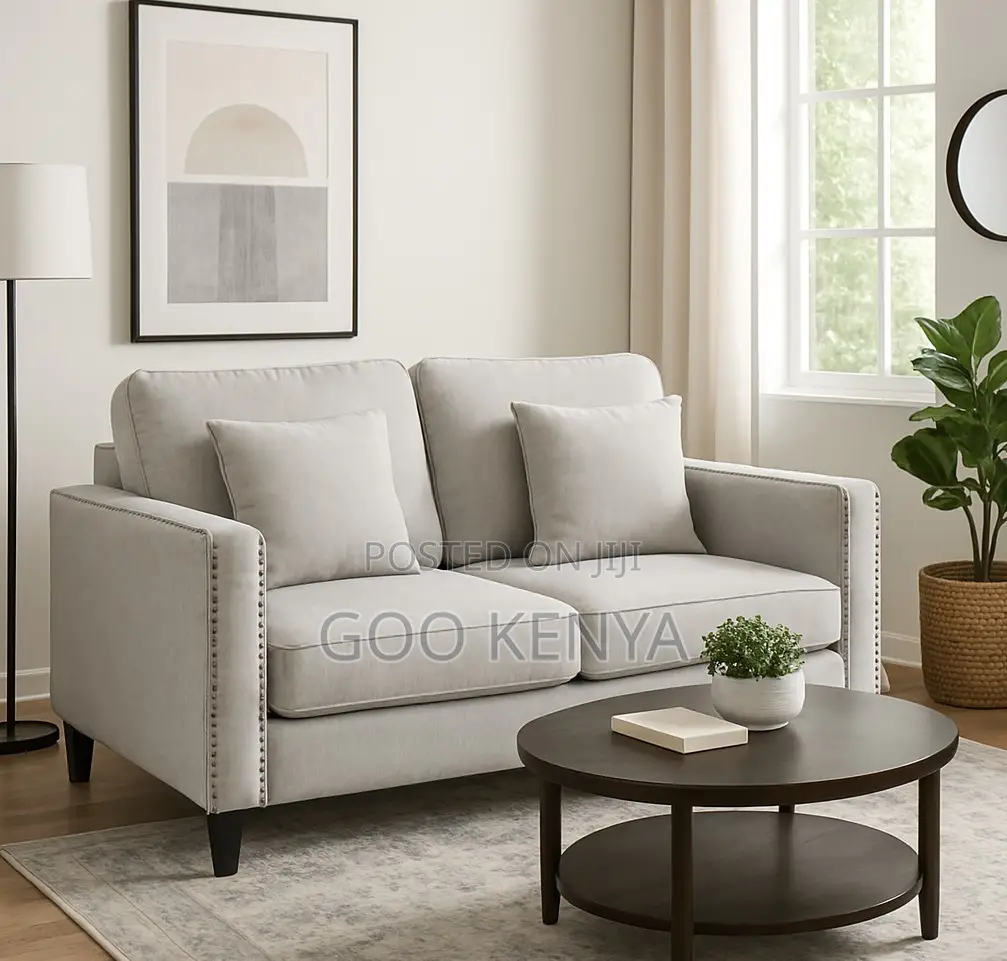 Home Sofa; Contemporary 2-Seater Loveseat Sofa Set