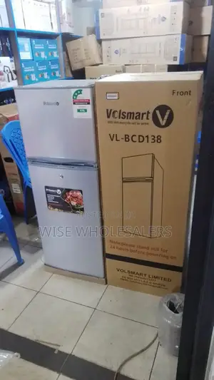 Volsmart 138litres Double Door Fridge***