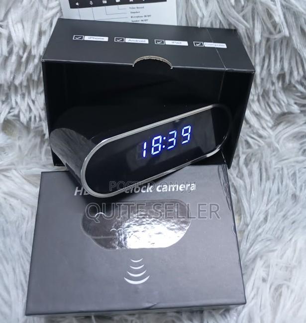 Brand Table Clock Wifi Camera Motion Detection Video Recording