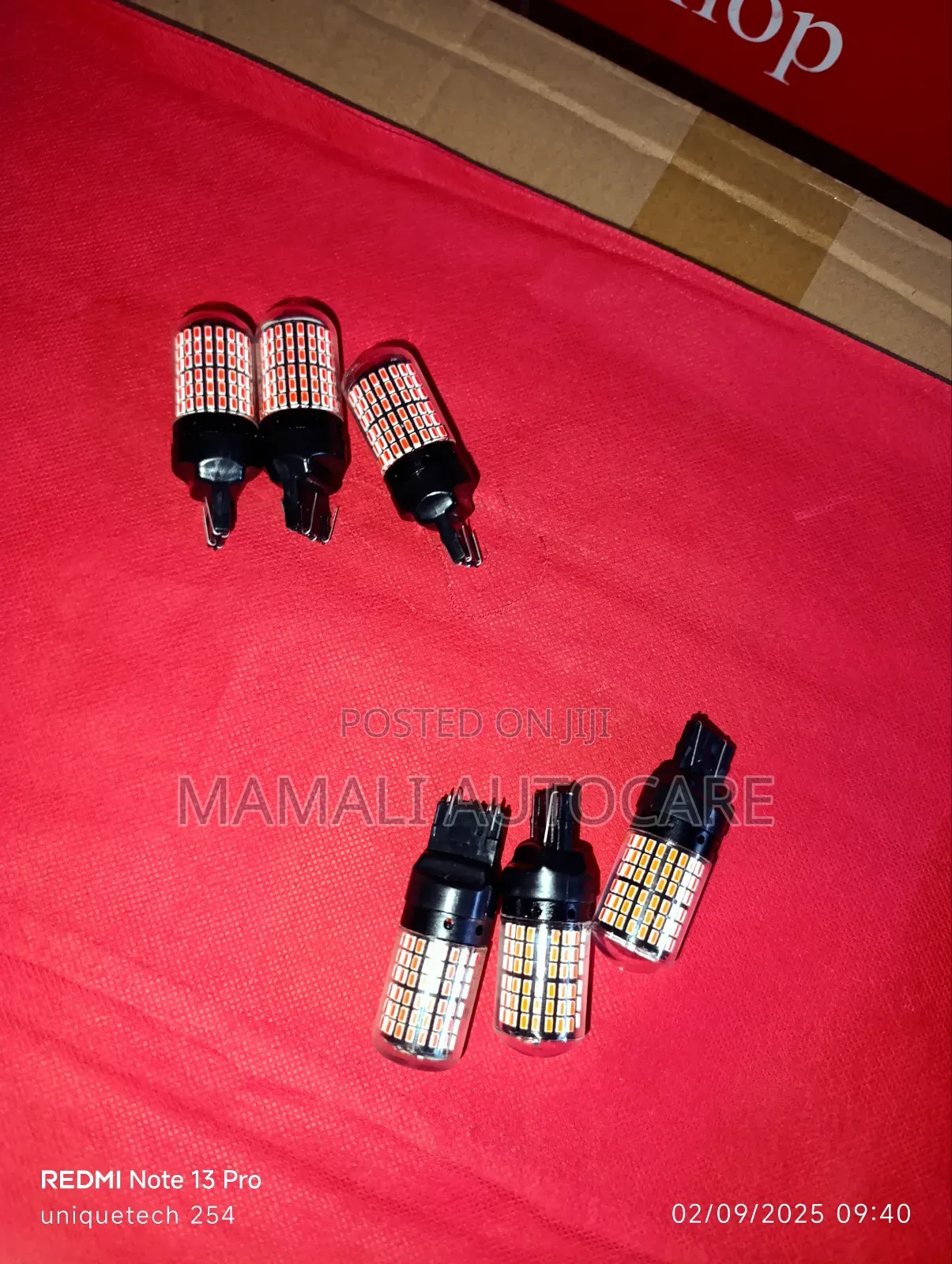 Capless Led Car Bulbs 2 PCS Set Reverse Parking Indicator