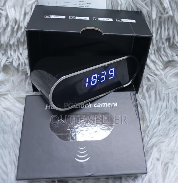 Available Table Clock Wifi Camera - Video Compression Data Storage - main view