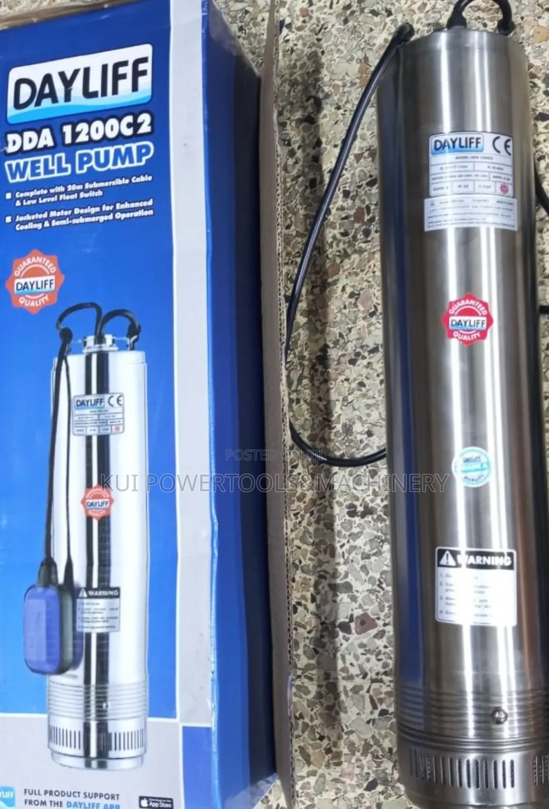 Dayliff Submersible Water Pump / Dda 1200c