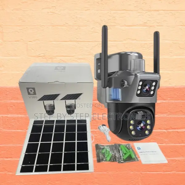 4g Wireless Dual Lens With Two-Way Audio Solar Powered Security Camera