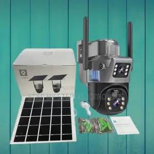 Outdoor Solar 4g CCTV Camera – Dual Lens_ Ip66 Waterproof Rated
