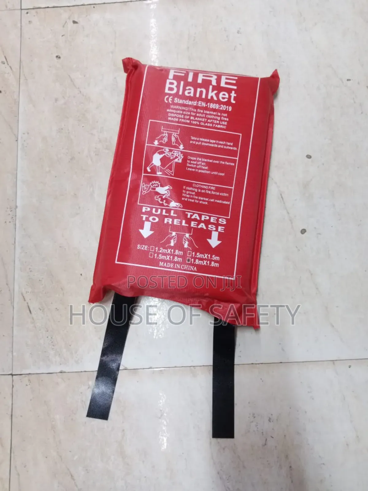 Fire Blankets 1.8m By 1.8m