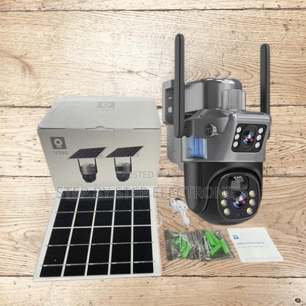 Dual Lens 4g Solar CCTV Camera – Ip66 Waterproof, Remote Access