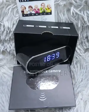 Table Alarm Clock Wifi Camera Alarm Clock Camera Full Hd 1080p