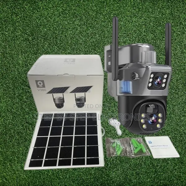 Smart Tracking 1080p Full Hd 4g Sim Solar Security Camera – Dual Lens